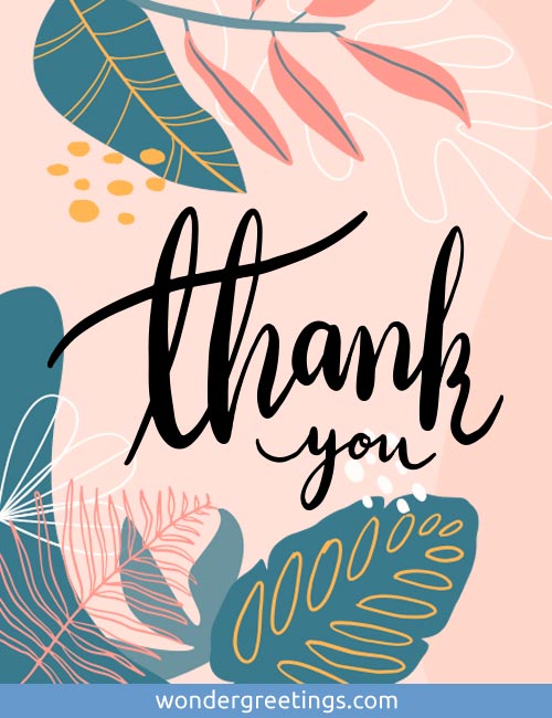 Thank you