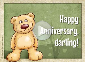 Anniversary ecard. You are in my heart