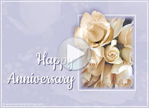 Anniversary ecard. May your love continue to flourish