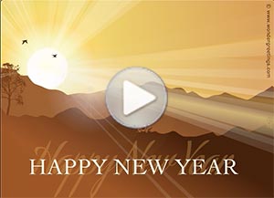 Imagen de New year para compartir gratis. May God lead you along	