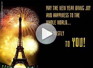 Imagen de New year para compartir gratis. Joy to the whole world	