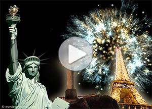 Imagen de New year para compartir gratis. New Year around the world