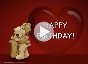 Imagen de Birthday para compartir gratis. Sending you a hug from a distance