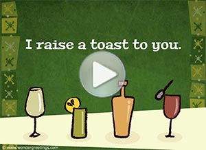 Imagen de Birthday para compartir gratis. A toast to your health
