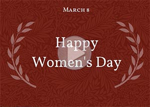 Women's Day ecard. Eternal gratitude 