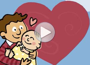Imagen de Father's day para compartir gratis. Little gift of life