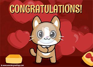 Congratulations ecard. A little gift to you