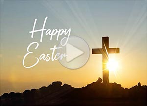 Easter ecard. Peace in the world