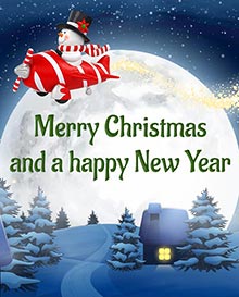 Merry Christmas and a happy New Year
