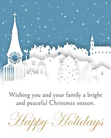 Wishing you and your family a bright and peaceful Christmas season.