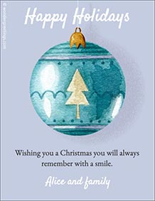 Printable card. A Christmas to remember