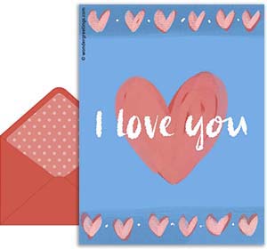 Anniversary free 3D card. Reminder