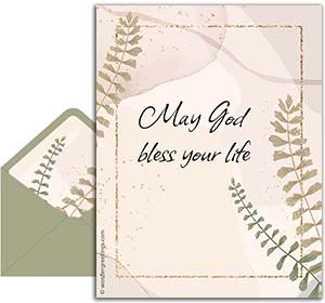 Birthday postcards free 3D card. Health and joy