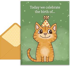 Birthday postcards free 3D card. One of my favorite people