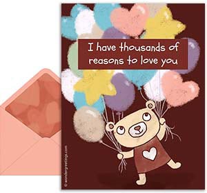 Birthday postcards free 3D card. Thousands of reasons