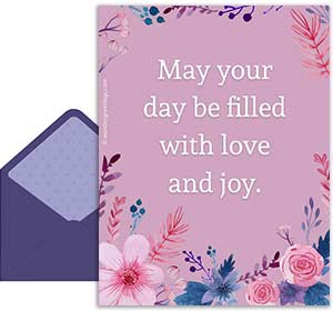 Mother's day free 3D card. You deserve a lot of happiness