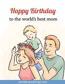 Happy Birthday to the world’s best mom