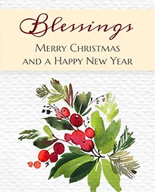 Blessings - <BR>Merry Christmas and a Happy New Year